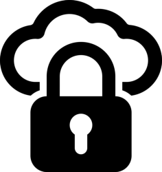 Locked Internet Security Padlock Svg Line Art, Free Vectors File